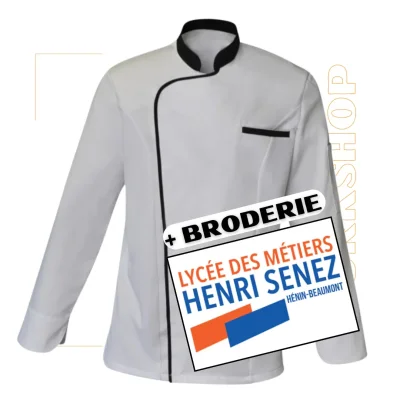Veste MIKA ML Blanc / Noir