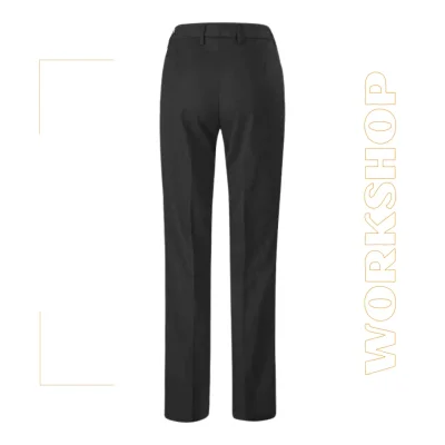 Pantalon droit TARRAZU Noir