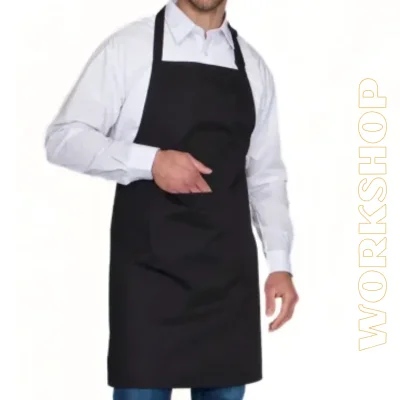 Tablier Valet avec poche NOIR