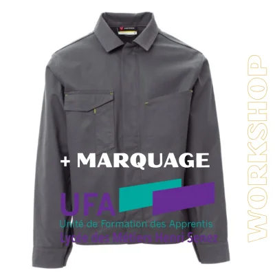 Veste Cabin Fumée + MARQUAGE DOS UFA HENRI SENEZ